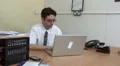 Business man looking for file HD Footage