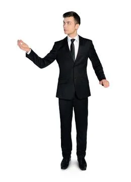 Business man point something Stock Photos