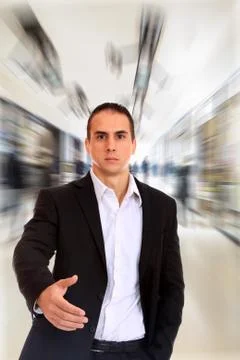 Business man posing Stock Photos
