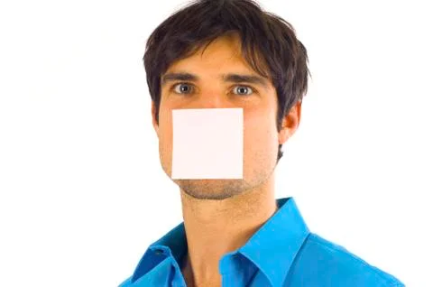 Business Man - Post-It Note Stock Photos