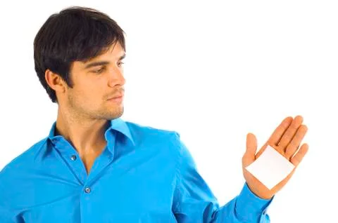 Business Man - Post-It Note Stock Photos
