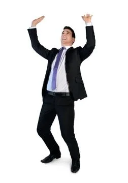 Business man push up something Photos
