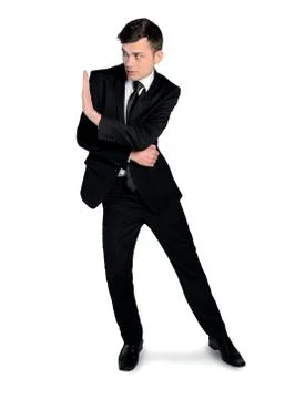 Business man push something Photos