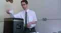 Business man shreds documents HD Footage
