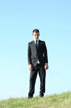 Business man standing Stock Photos
