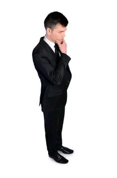 Business man thinking Stock-Fotos