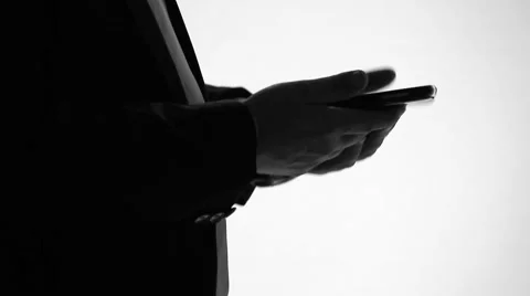 Business Man Using Mobile Phone Stock Footage 65150772