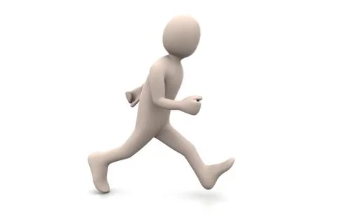 Business man walking Free Stock Illustration