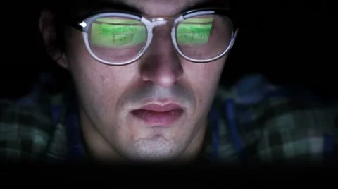 Business man Working On Computer Stock Footage 59594430