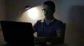 business man working at the laptop HD Footage