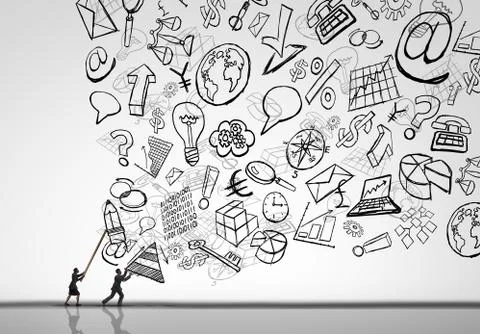 Business Management Challenge Иллюстрация