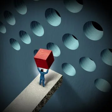 Business management challenges Stock Illustration