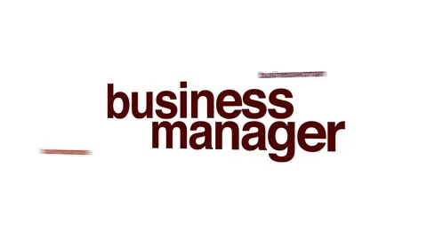 Business manager animated word cloud. Stock Footage 71229968