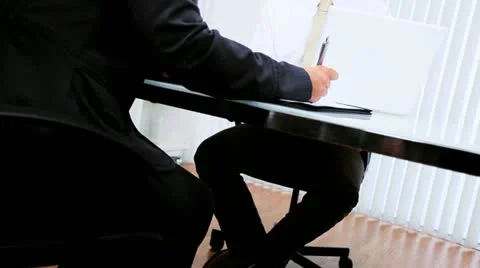 Business Manager Meeting Client  Stock Footage 10874148