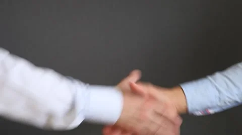 Business meeting, handshake Stock Footage