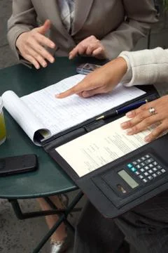 Business Meeting Notes Stock Photos