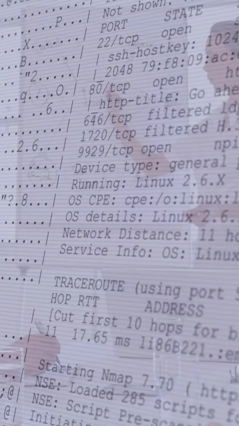 Business meeting overlaid with network data and code processing animation Stock Footage 344285071
