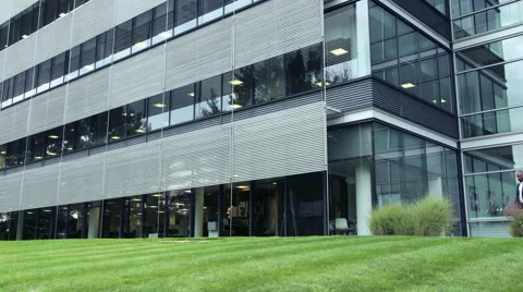 Business men walking in lawn Stock Footage 59396556