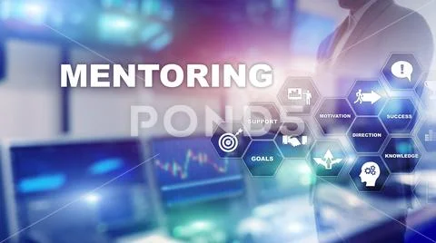 Business Mentoring. Personal Coaching. Training personal development concept Stock Photos