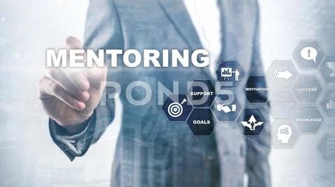 Business Mentoring. Personal Coaching. Training personal development concept. Stock Photos
