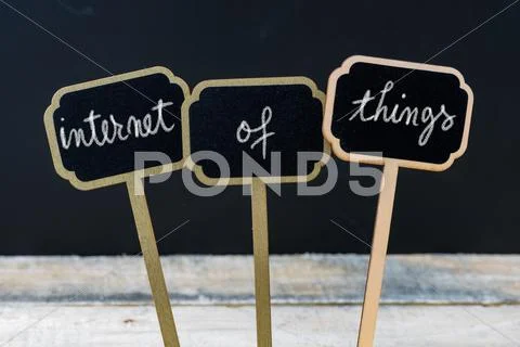 Business message INTERNET OF THINGS Stock Photos