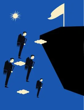 Business Metaphor Stock Illustration