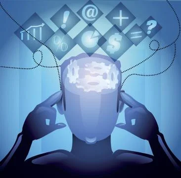 Business mind Stock Illustration