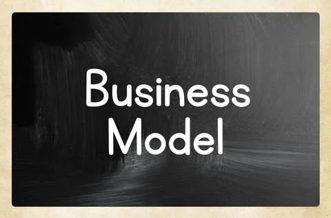 Business model concept Stock Photos