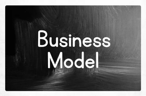 Business model concept Stock Photos