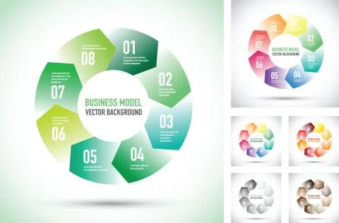 Business model Stock Illustration