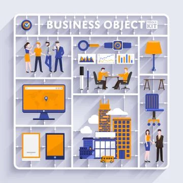 Business Model Kit Stock Illustration