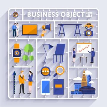 Business Model Kit Stock Illustration