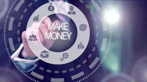Business Motion Media Concepts Make Money concept Stock Footage 82789142