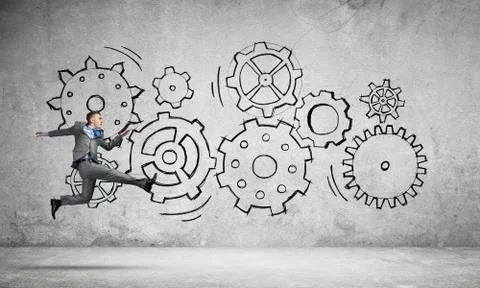 Business on the move Stock Photos