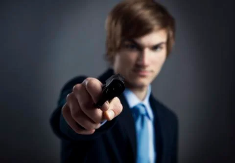 Business murder Stock Photos