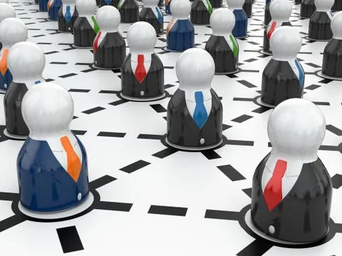 Business network concept. communication. Stock Illustration