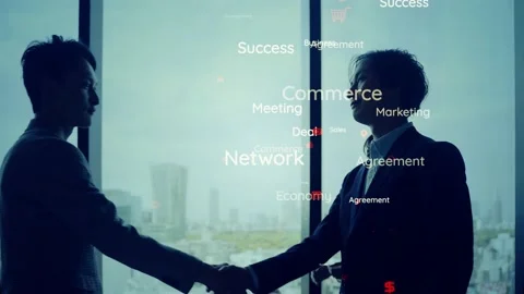 Business network concept. Data analysis. Human resources. Management strategy. Stock Footage 157195818