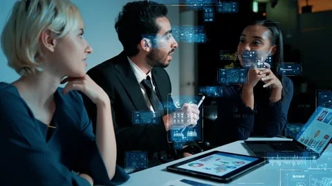 Business network concept. Human Resources. Group of businesspeople. Stock Footage 146930709