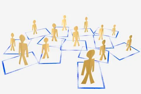 Business network, concept Stock Photos
