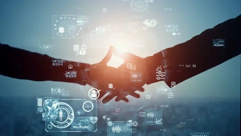 Business network concept. Teamwork. Partnership. Human resources. Stock Footage 148594641