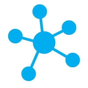 Business network icon Stock Illustration