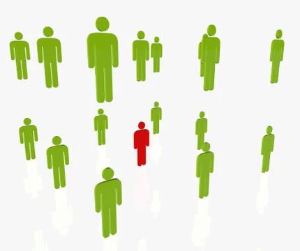 Business network Stock Illustration