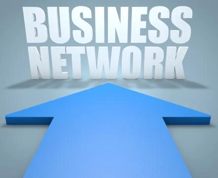 Business Network Stock Illustration