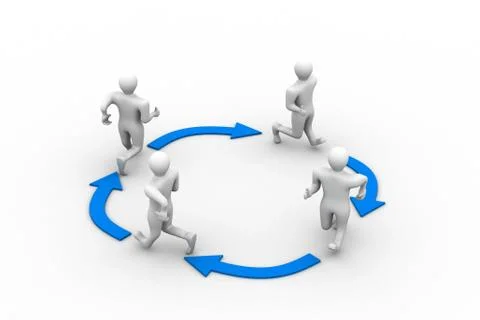 Business network. Stock Illustration