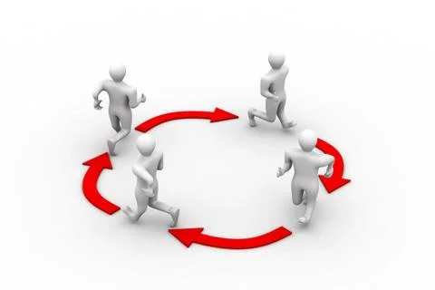 Business network. Stock Illustration