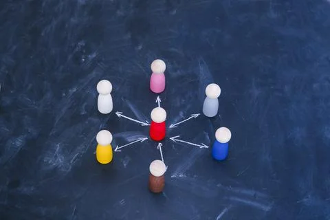Business Network. Stock Photos