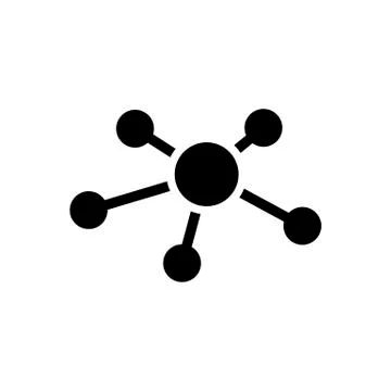 Business Network vector icon Stock Illustration