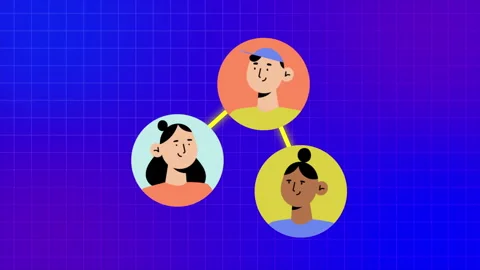 Business Networking Connected People Stock Footage 281437357