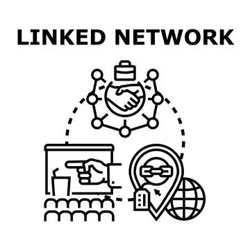 Business networking creating global collaboration and teamwork Ilustración de archivo