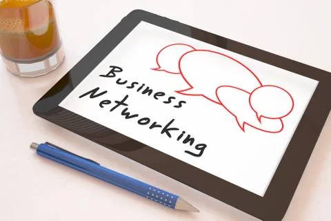 Business Networking Stock Illustration